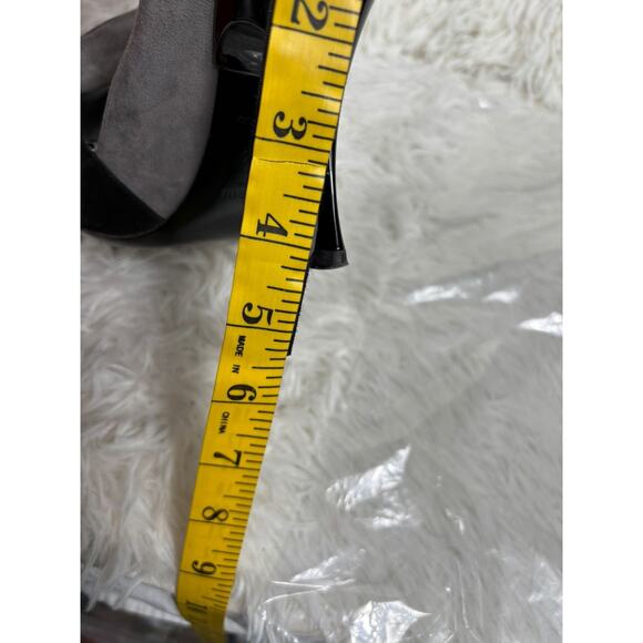 Miu Miu Ombre Suede Leather High Heels Leather Pumps Size 36.5 US 6.5 Black Gray - Picture 9 of 9